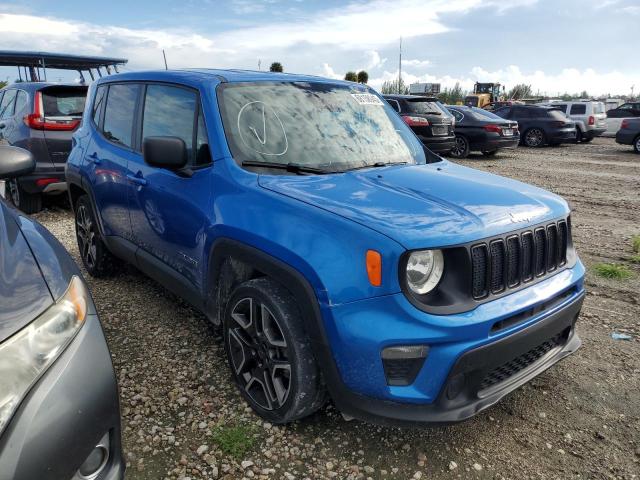 ZACNJAAB9LPL74319 - 2020 JEEP RENEGADE SPORT BLUE photo 4