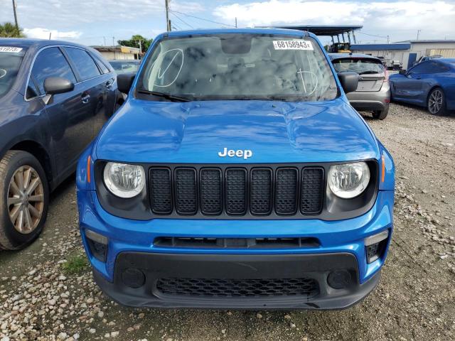 ZACNJAAB9LPL74319 - 2020 JEEP RENEGADE SPORT BLUE photo 5