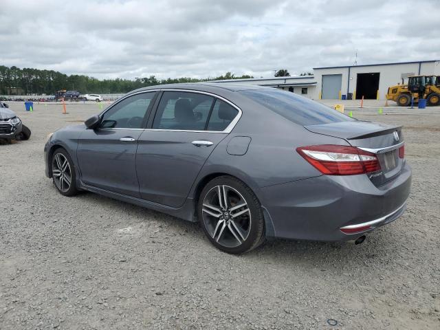 1HGCR2F50GA204241 - 2016 HONDA ACCORD SPORT GRAY photo 2