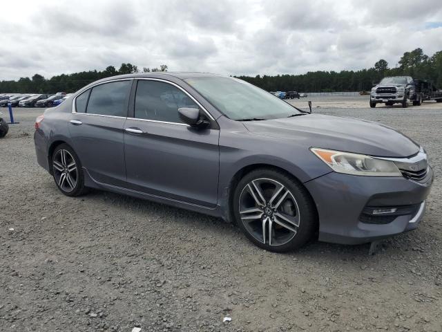 1HGCR2F50GA204241 - 2016 HONDA ACCORD SPORT GRAY photo 4