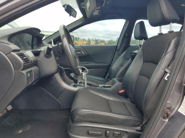1HGCR2F50GA204241 - 2016 HONDA ACCORD SPORT GRAY photo 7