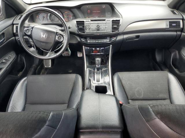 1HGCR2F50GA204241 - 2016 HONDA ACCORD SPORT GRAY photo 8