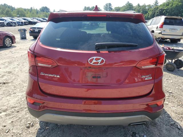 5XYZUDLB5HG417040 - 2017 HYUNDAI SANTA FE S RED photo 6