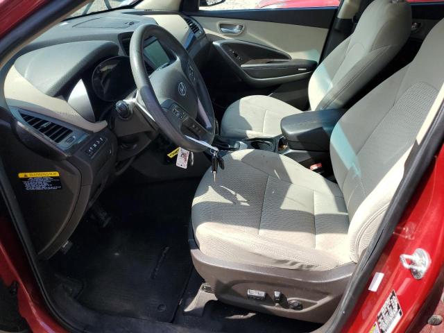 5XYZUDLB5HG417040 - 2017 HYUNDAI SANTA FE S RED photo 7