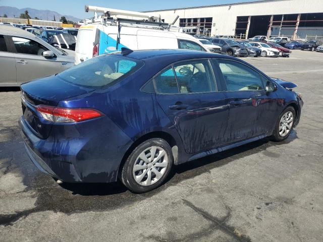 JTDEPMAE4NJ205308 - 2022 TOYOTA COROLLA LE BLUE photo 3