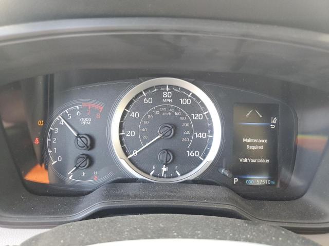 JTDEPMAE4NJ205308 - 2022 TOYOTA COROLLA LE BLUE photo 9