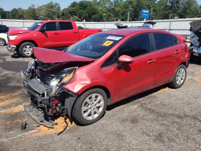 KNADM4A32F6464139 - 2015 KIA RIO LX RED photo 1