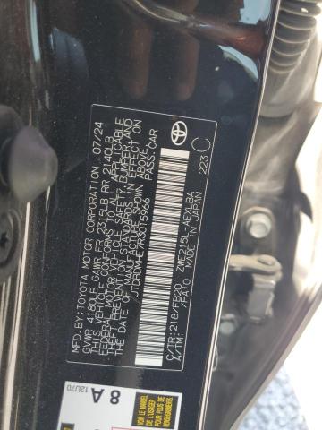JTDBDMHE7R3015966 - 2024 TOYOTA COROLLA LE 黑色 照片 12