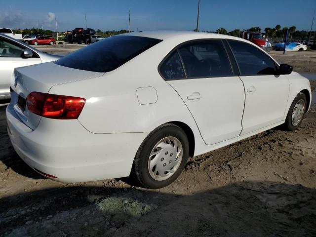 3VW2K7AJ6EM376996 - 2014 VOLKSWAGEN JETTA BASE WHITE photo 3