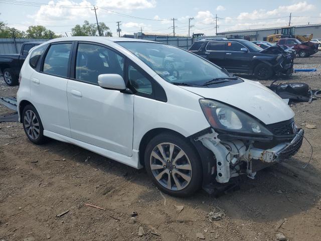 JHMGE8H55CC040039 - 2012 HONDA FIT SPORT WHITE photo 4