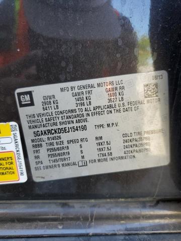 5GAKRCKD5EJ154190 - 2014 BUICK ENCLAVE 棕色 照片 13