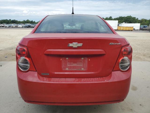 1G1JA5SH0D4113861 - 2013 CHEVROLET SONIC LS RED photo 6