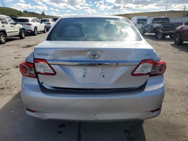 2T1BU4EE9BC728109 - 2011 TOYOTA COROLLA BASE SILVER photo 6