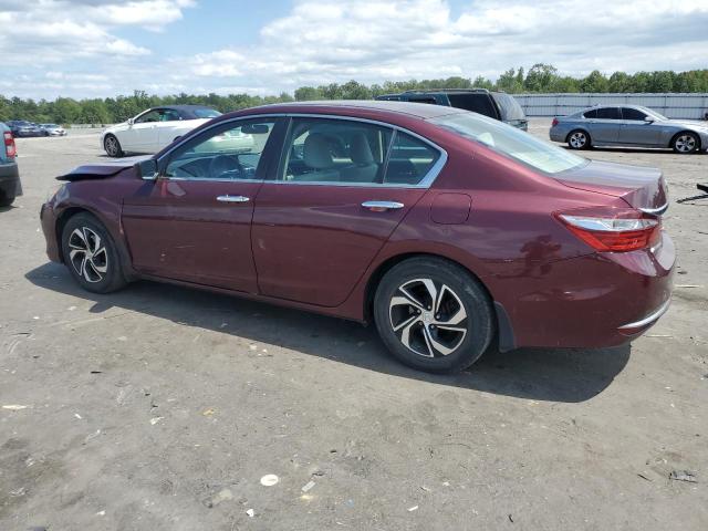 1HGCR2F36GA190926 - 2016 HONDA ACCORD LX BURGUNDY photo 2