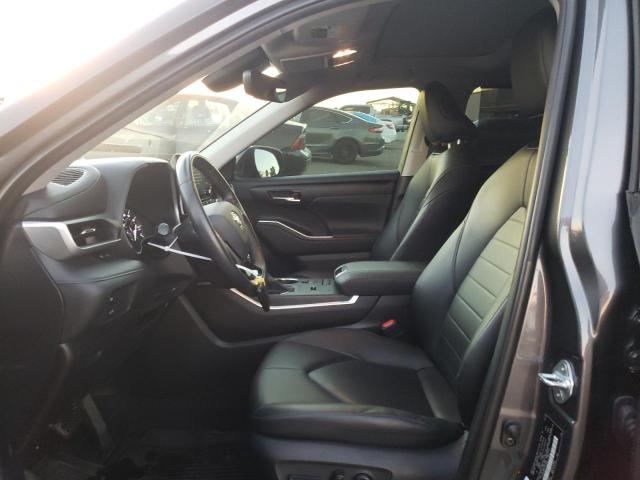 5TDGZRAH1LS014648 - 2020 TOYOTA HIGHLANDER XLE GRAY photo 7