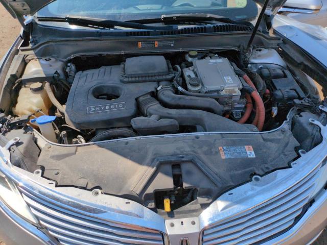 3LN6L2LU0FR604633 - 2015 LINCOLN MKZ HYBRID SILVER photo 11