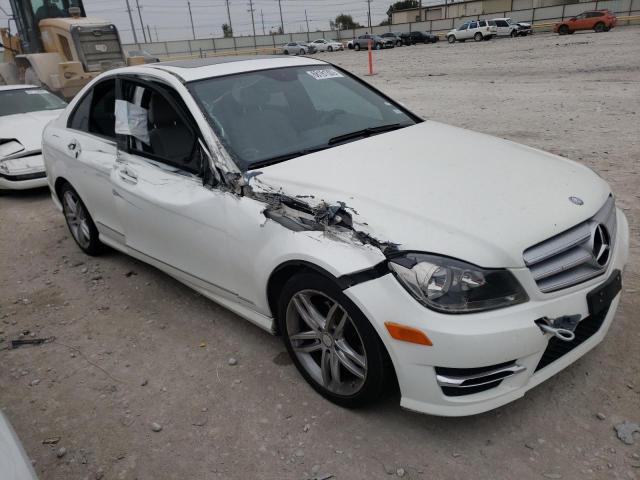 WDDGF4HB8DR269347 - 2013 MERCEDES-BENZ C 250 WHITE photo 4