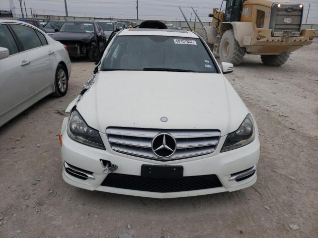 WDDGF4HB8DR269347 - 2013 MERCEDES-BENZ C 250 WHITE photo 5