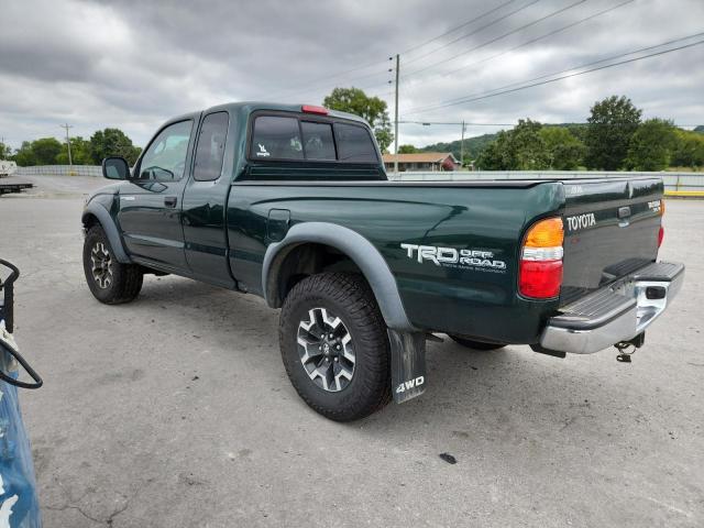 5TEWN72NX3Z279510 - 2003 TOYOTA TACOMA XTRACAB GREEN photo 2