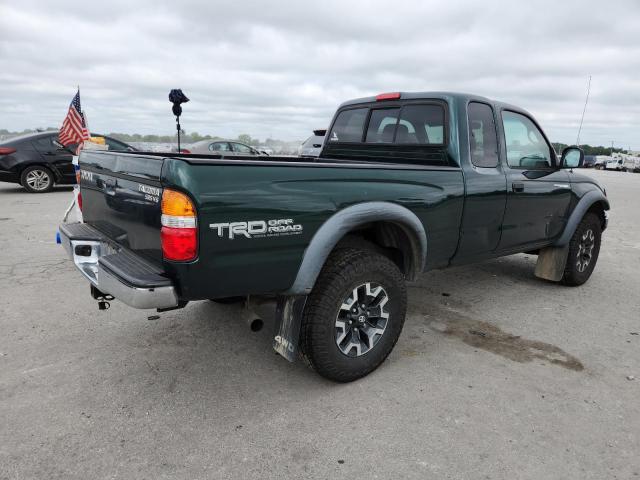 5TEWN72NX3Z279510 - 2003 TOYOTA TACOMA XTRACAB GREEN photo 3