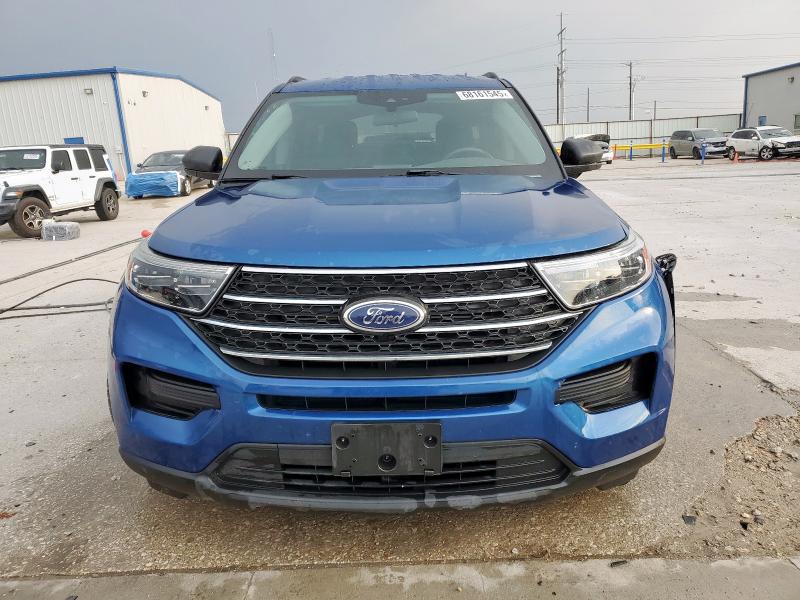1FMSK7DH9NGB64966 - 2022 FORD EXPLORER XLT BLUE photo 5