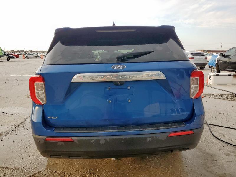 1FMSK7DH9NGB64966 - 2022 FORD EXPLORER XLT BLUE photo 6