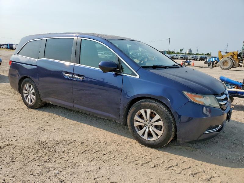 5FNRL5H69EB111143 - 2014 HONDA ODYSSEY EXL Blau Foto 4