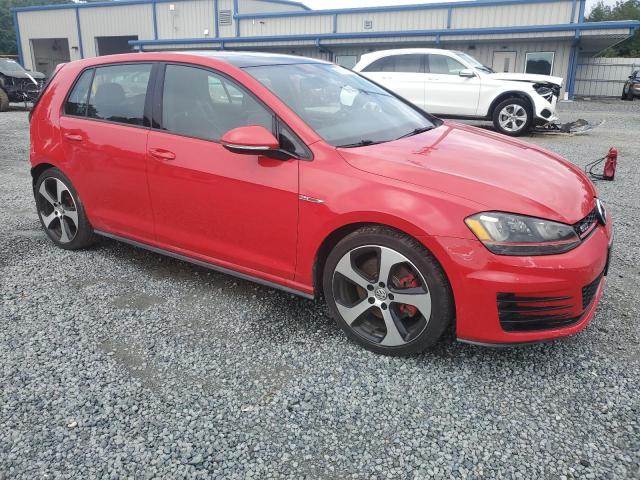 3VW4T7AUXFM038082 - 2015 VOLKSWAGEN GTI RED photo 4