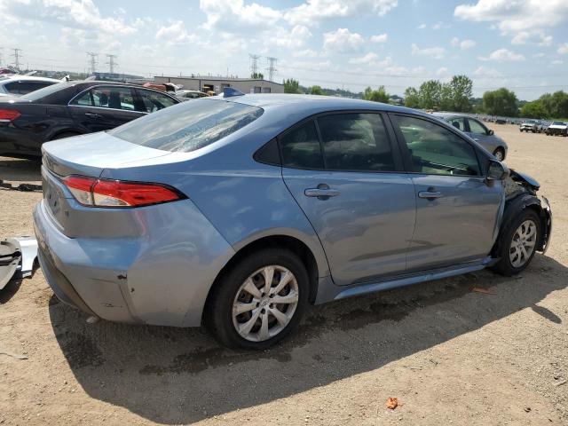 JTDEPRAE7LJ066799 - 2020 TOYOTA COROLLA LE BLUE photo 3