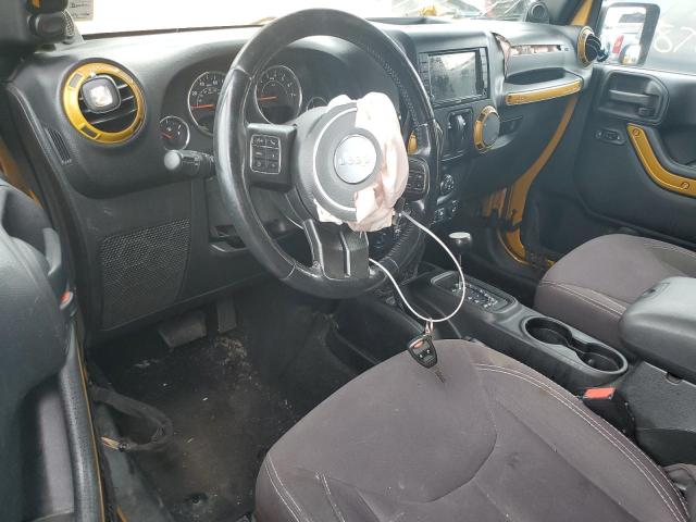1C4AJWBG0EL325946 - 2014 JEEP WRANGLER SAHARA Narıncı foto 8