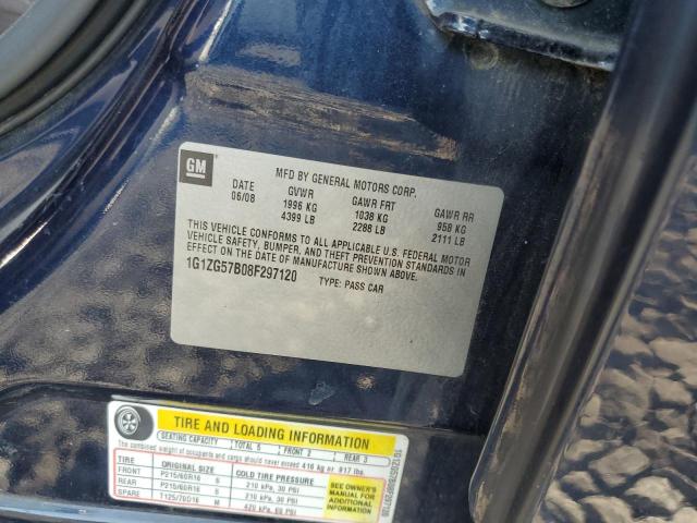 1G1ZG57B08F297120 - 2008 CHEVROLET MALIBU LS BLUE photo 13