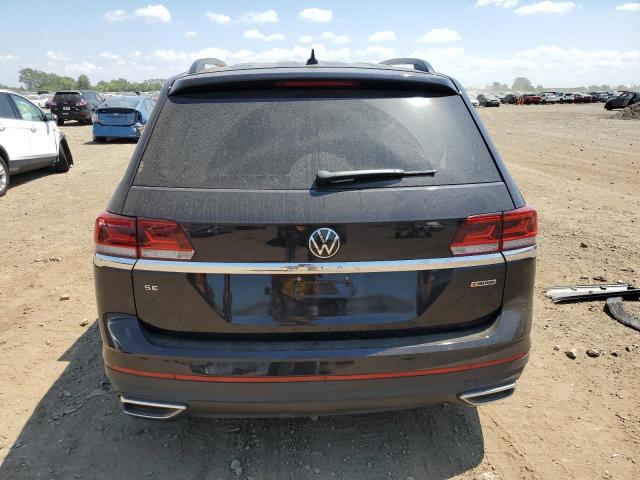 1V2LP2CA3NC515605 - 2022 VOLKSWAGEN ATLAS SE Черный фото 6