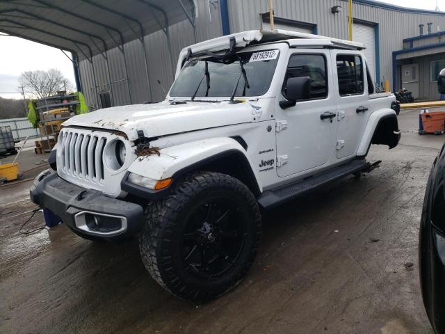 1C4HJXEG3JW206894 - 2018 JEEP WRANGLER U SAHARA WHITE photo 1