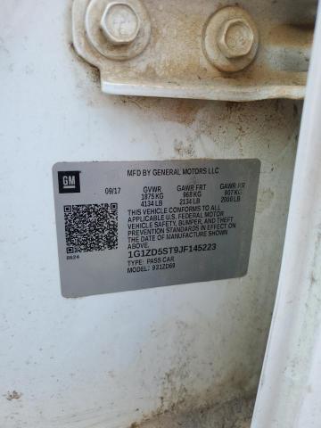 1G1ZD5ST9JF145223 - 2018 CHEVROLET MALIBU LT Weiß Foto 12