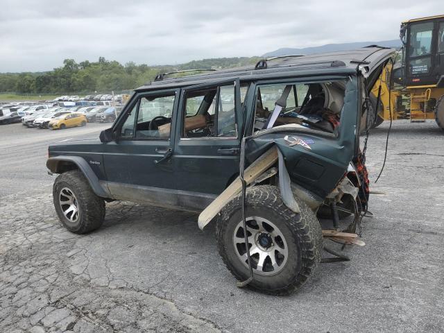 1J4FJ68S1PL512966 - 1993 JEEP CHEROKEE SPORT GREEN photo 2