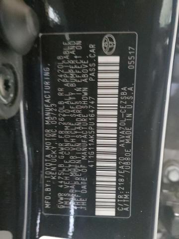 4T1G11AK5PU164747 - 2023 TOYOTA CAMRY SE NIGHT SHADE BLACK photo 12