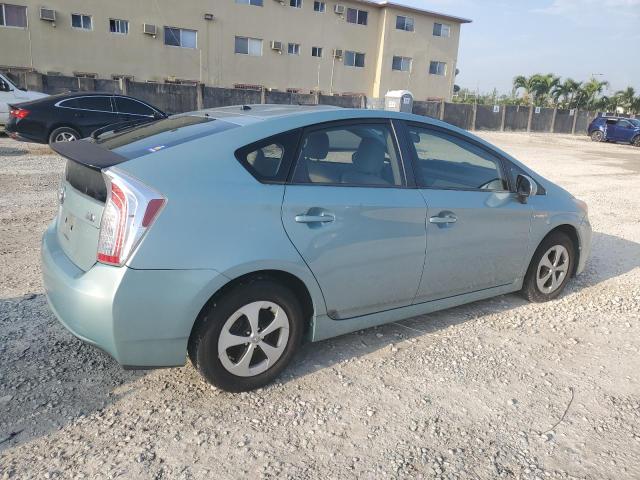 JTDKN3DUXC1595446 - 2012 TOYOTA PRIUS BLUE photo 3