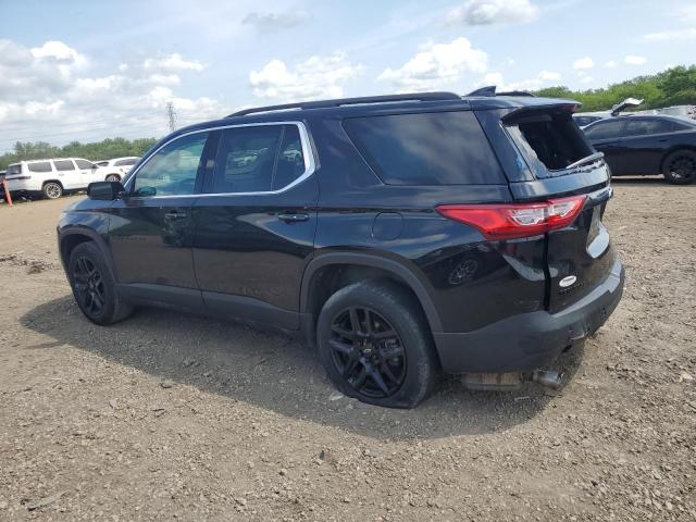 1GNERGKW9MJ101938 - 2021 CHEVROLET TRAVERSE LT BLACK photo 2