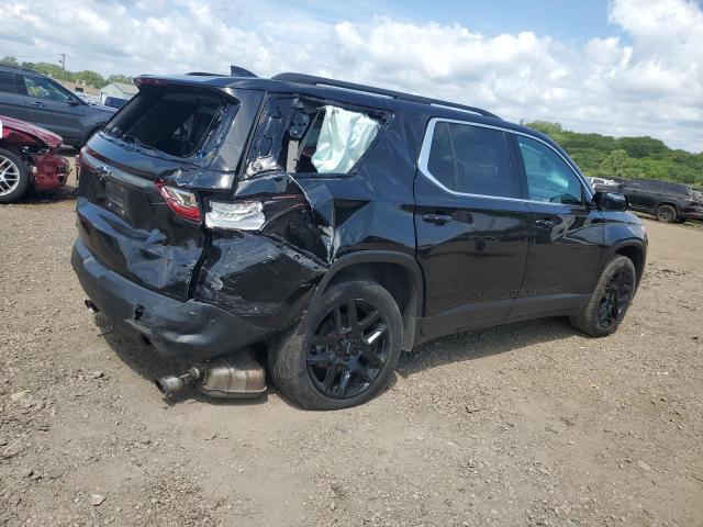 1GNERGKW9MJ101938 - 2021 CHEVROLET TRAVERSE LT BLACK photo 3