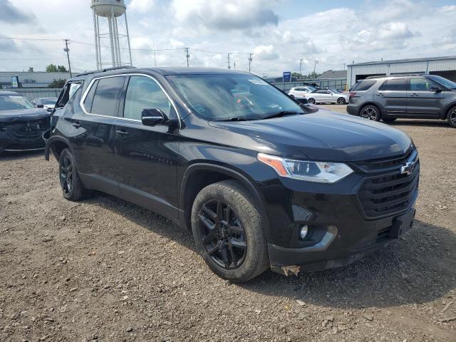 1GNERGKW9MJ101938 - 2021 CHEVROLET TRAVERSE LT BLACK photo 4