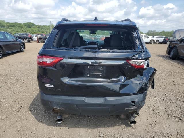 1GNERGKW9MJ101938 - 2021 CHEVROLET TRAVERSE LT BLACK photo 6