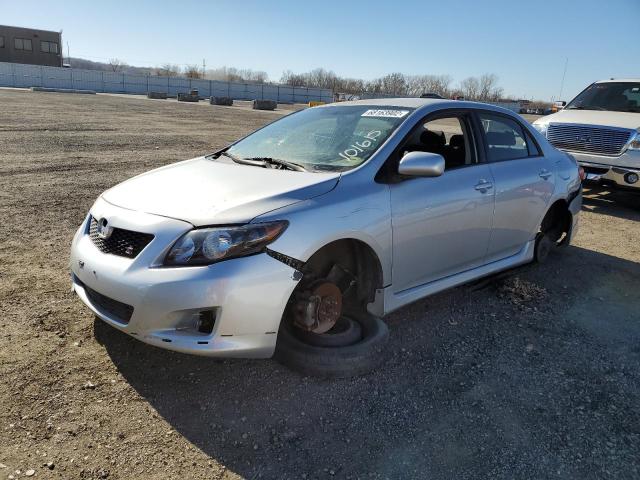 2T1BU40E69C174321 - 2009 TOYOTA COROLLA BASE SILVER photo 1