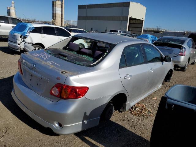 2T1BU40E69C174321 - 2009 TOYOTA COROLLA BASE SILVER photo 3