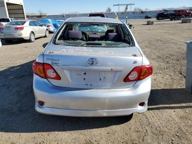 2T1BU40E69C174321 - 2009 TOYOTA COROLLA BASE SILVER photo 6