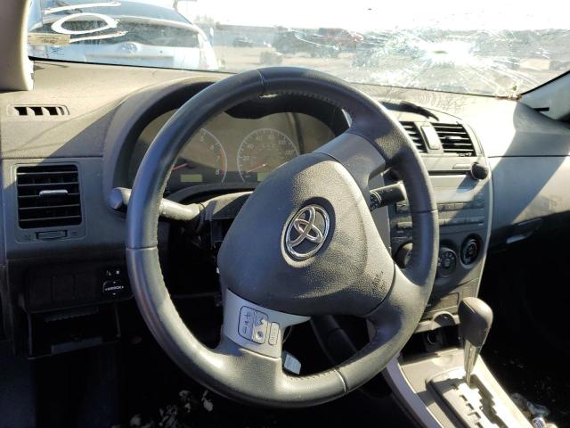 2T1BU40E69C174321 - 2009 TOYOTA COROLLA BASE SILVER photo 8