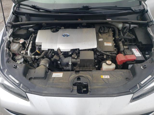 JTDKAMFUXN3159105 - 2022 TOYOTA PRIUS NIGHT SHADE Srebrny zdjęcie 11