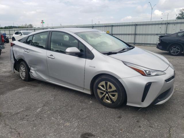 JTDKAMFUXN3159105 - 2022 TOYOTA PRIUS NIGHT SHADE Srebrny zdjęcie 4