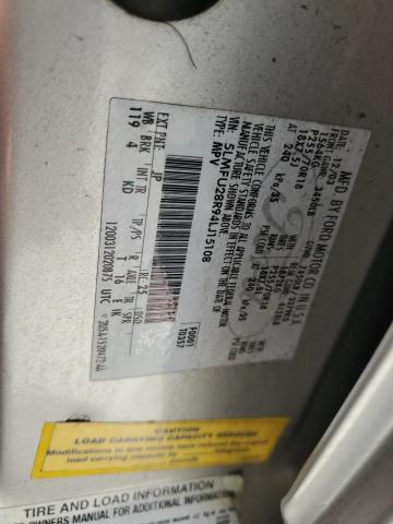 5LMFU28R94LJ15108 - 2004 LINCOLN NAVIGATOR SILVER photo 13