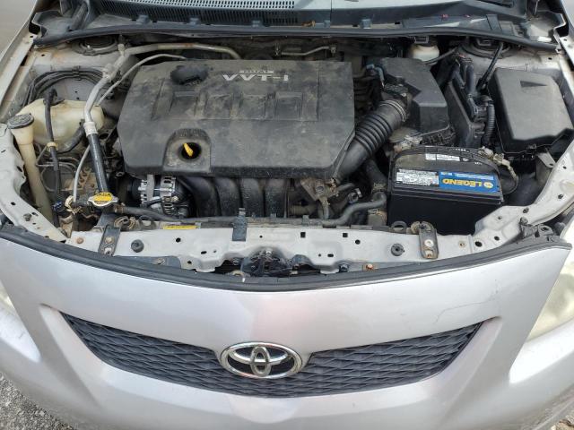 1NXBU40E79Z032431 - 2009 TOYOTA COROLLA BASE Сріблястий фото 11