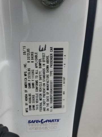 19UUB2F50GA000001 - 2016 ACURA TLX TECH WHITE photo 13